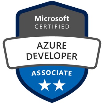 Badge for Microsoft Certified: Azure Developer Associate