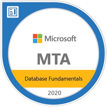 Badge for MTA: Database Fundamentals - Certified 2020